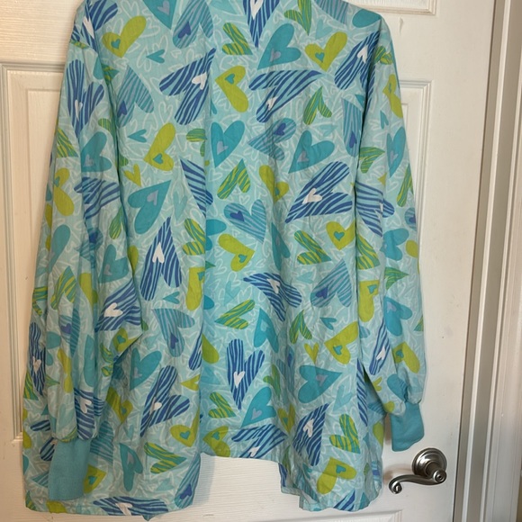 4X Green scrub pants and coat set - Picture 2 of 4